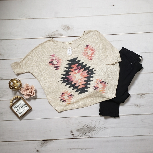 Aztec Dolman Top - Picture 1 of 4